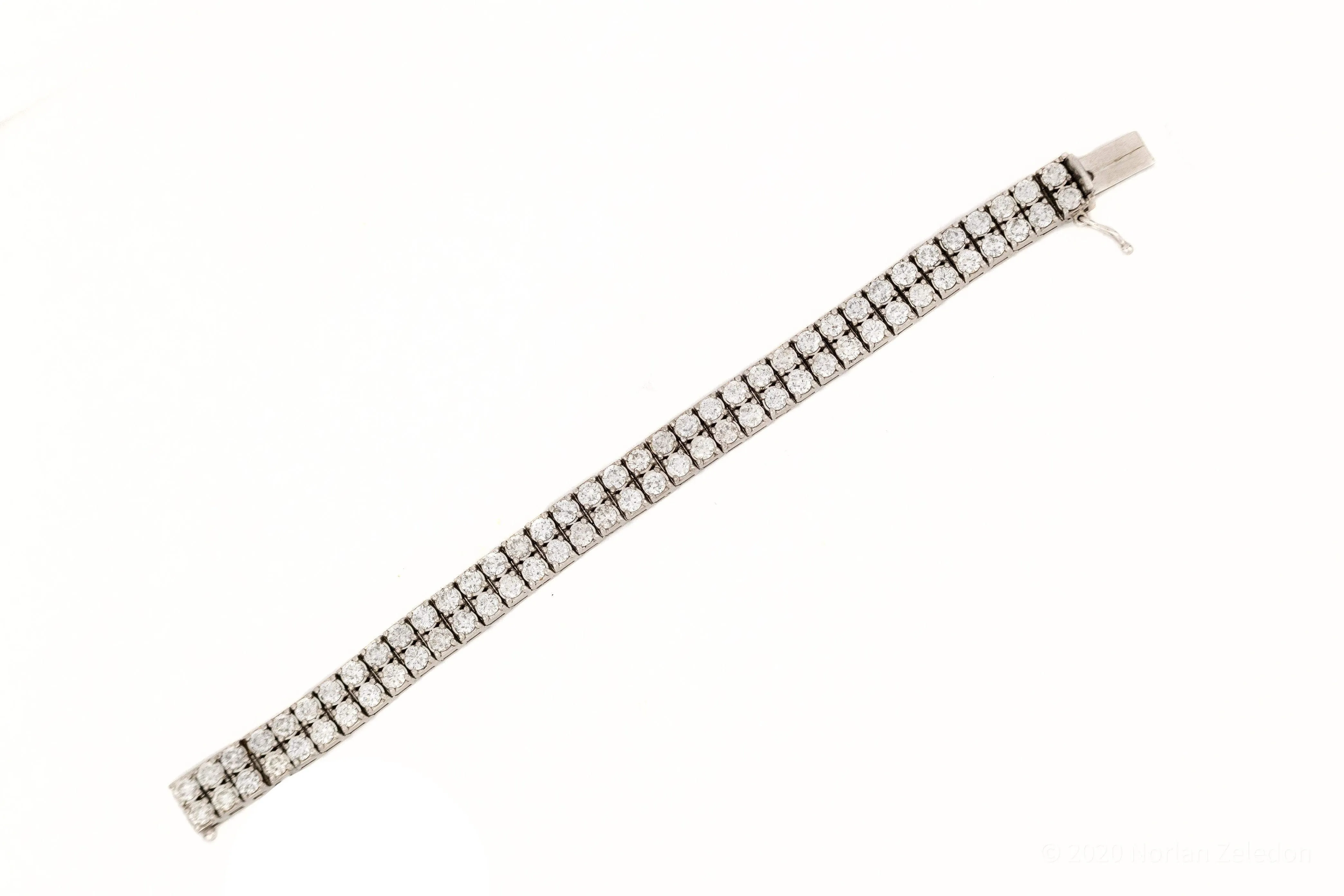 10.2mm Double Tennis Bracelet