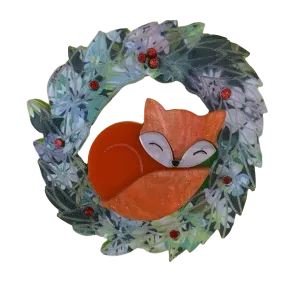 Abby Christmas Wreath - Brooch