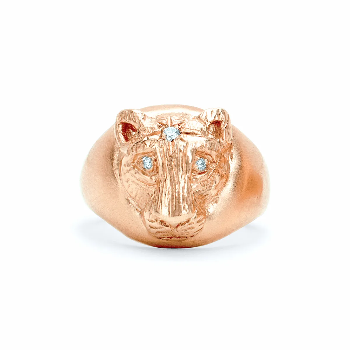 Baby Lioness Signet Ring