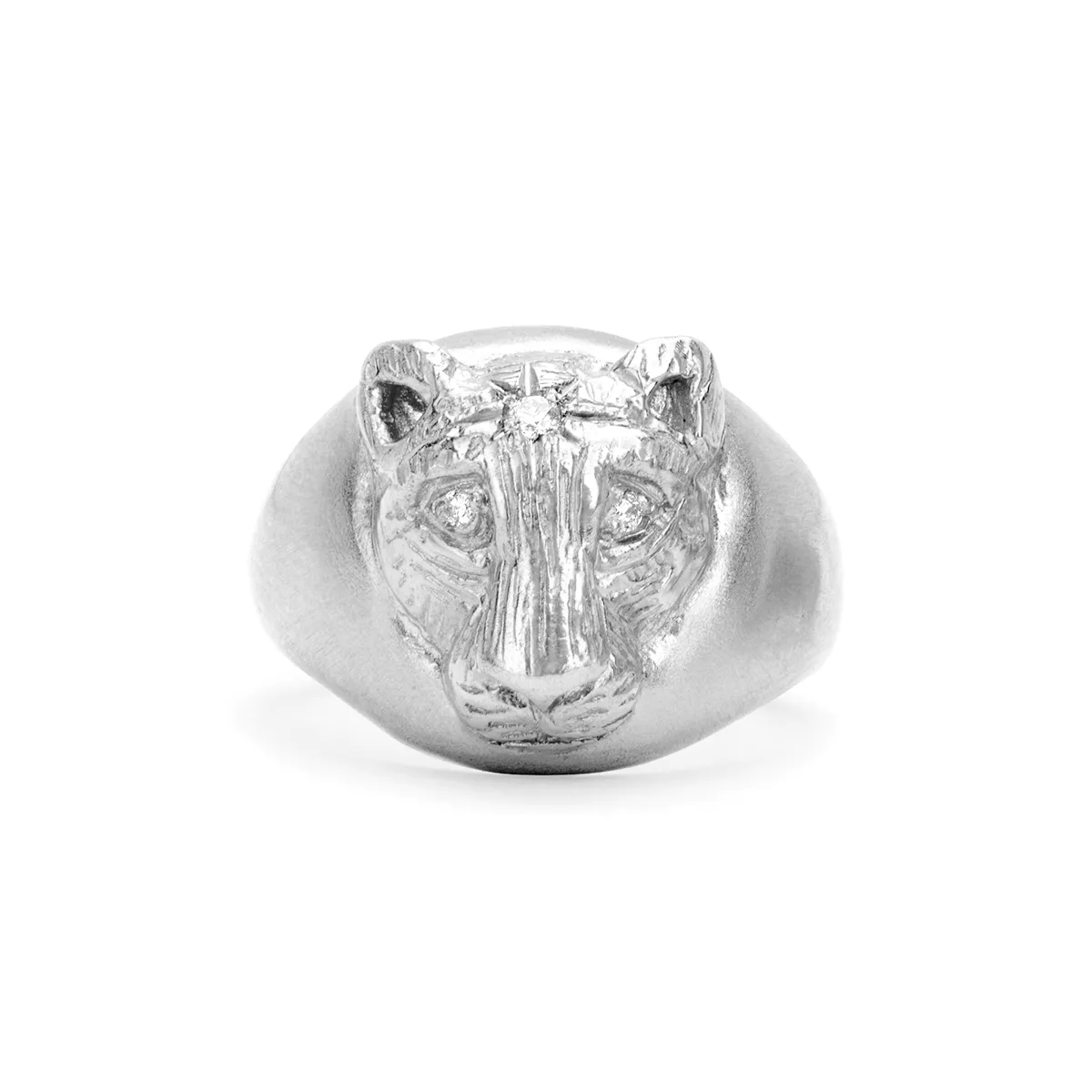 Baby Lioness Signet Ring