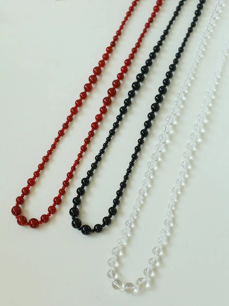 Black Onyx Long Necklaces