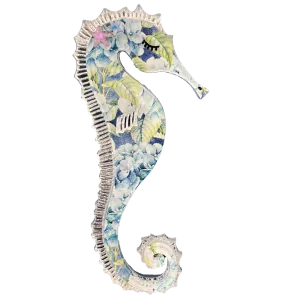 Cleo the Seahorse - Brooch - Set of 4