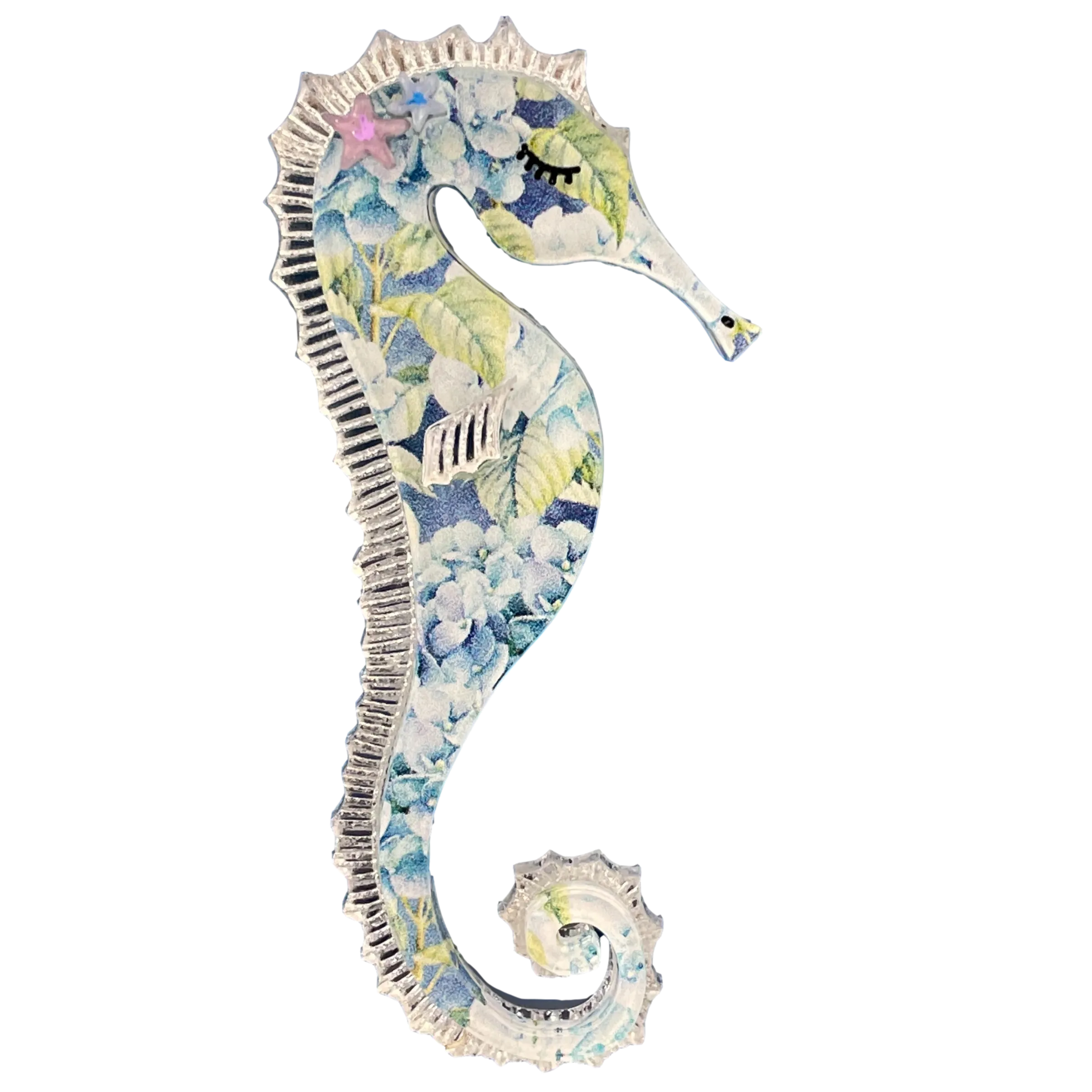 Cleo the Seahorse - Brooch - Set of 4