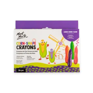 Corn-Shape Crayons 24pc