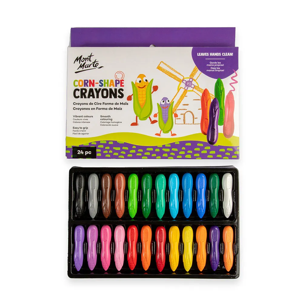 Corn-Shape Crayons 24pc