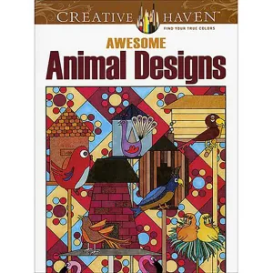 Creative Haven Coloring Books Awesome Animal