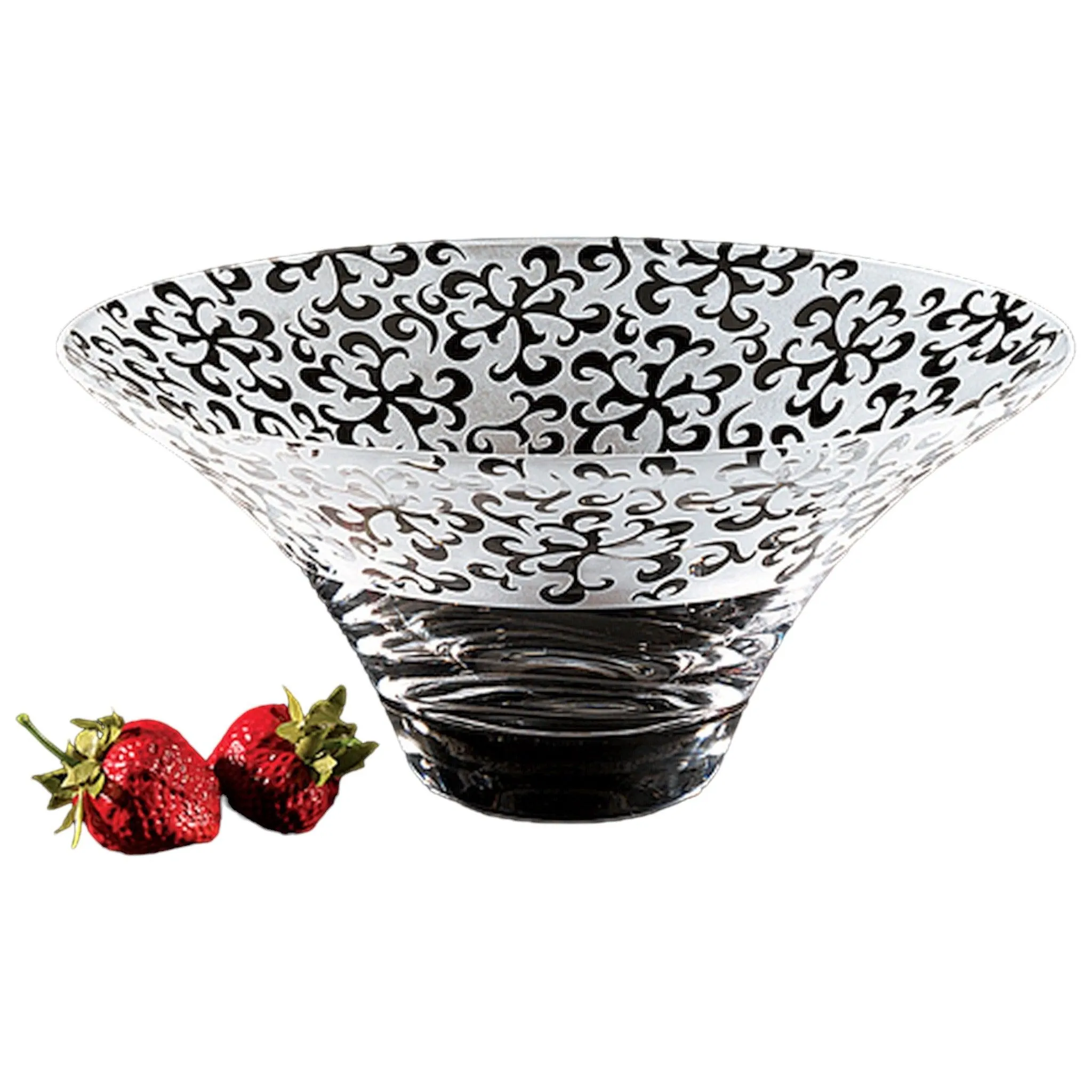 Crystal Centerpiece Bowl  - 10 inch Nirvana Style