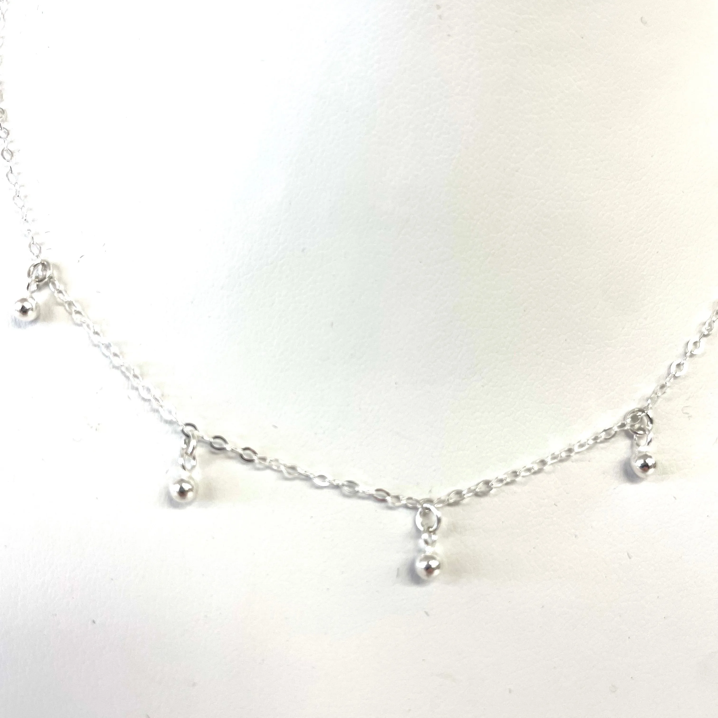 Delicate Ball Drop Necklace