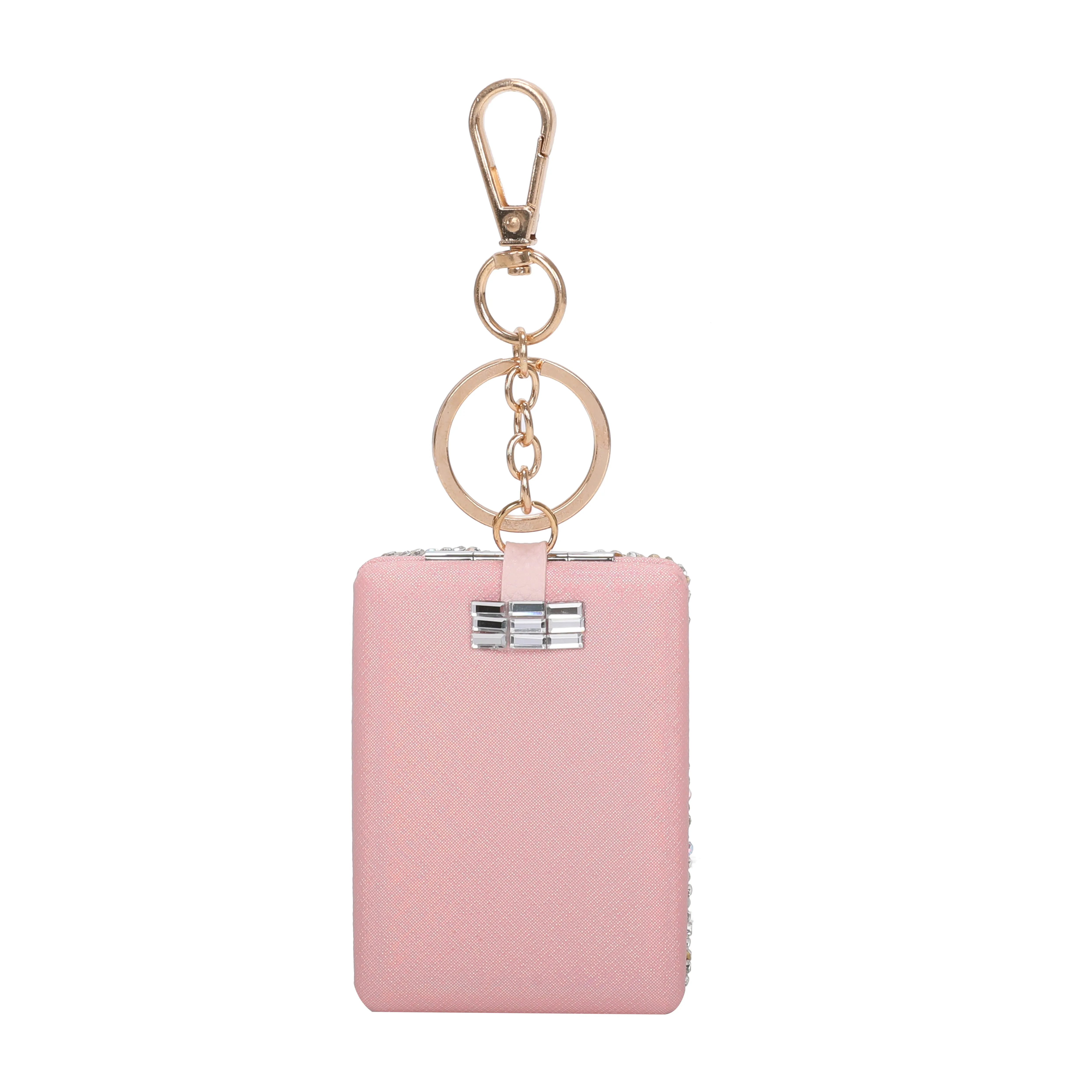 Floral Spark Mirror Keychain & Purse Charm