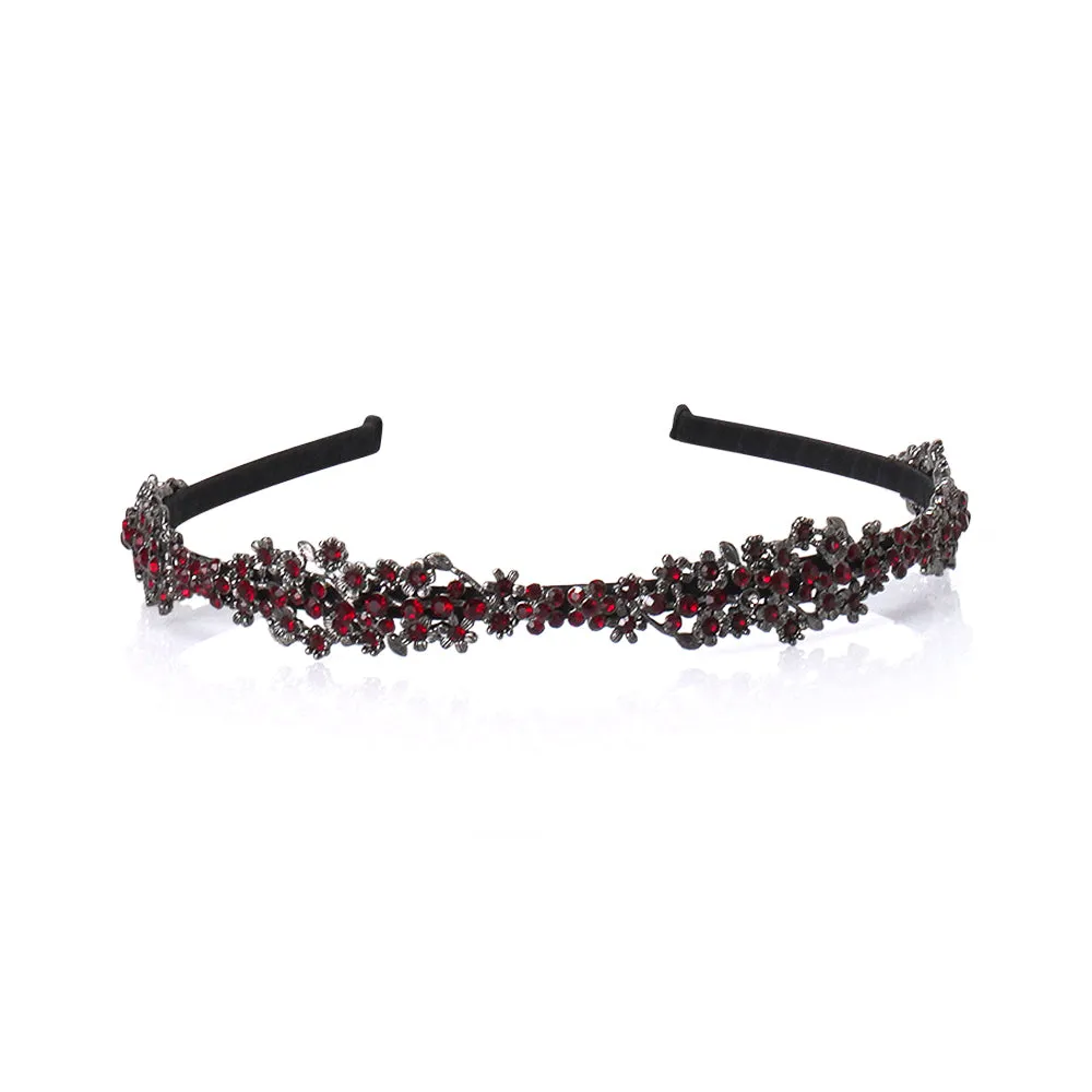 FLOWER VINE CRYSTAL HAIRBAND