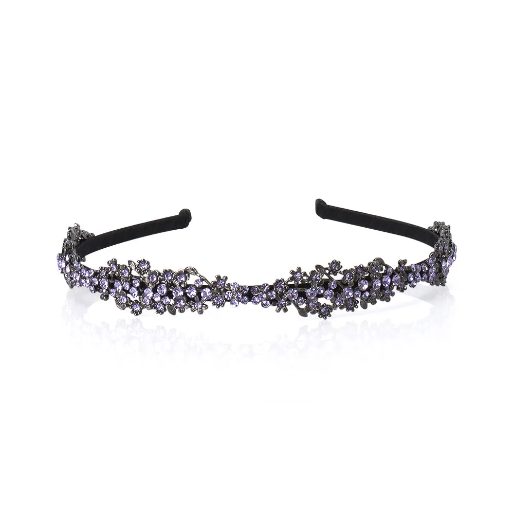 FLOWER VINE CRYSTAL HAIRBAND