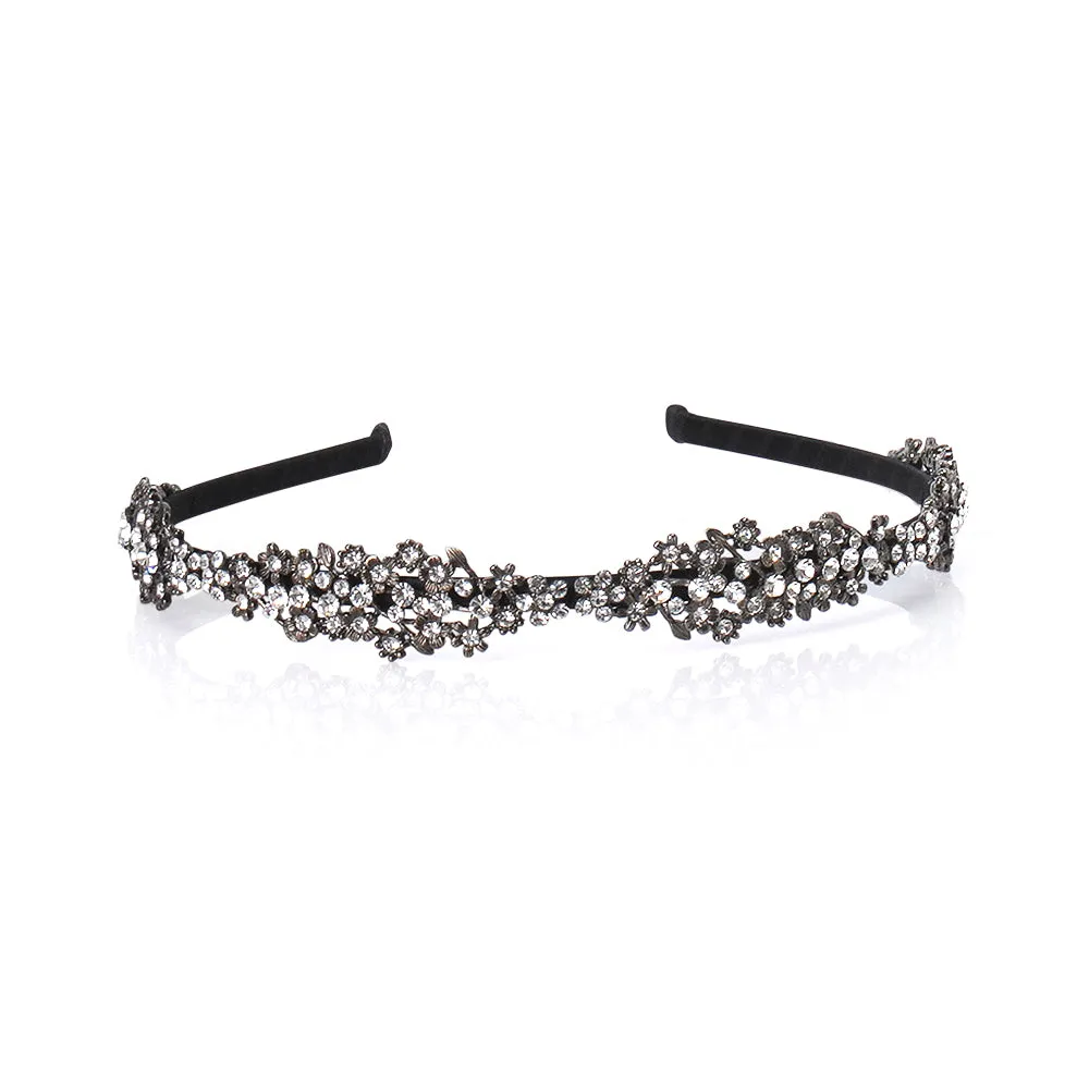 FLOWER VINE CRYSTAL HAIRBAND