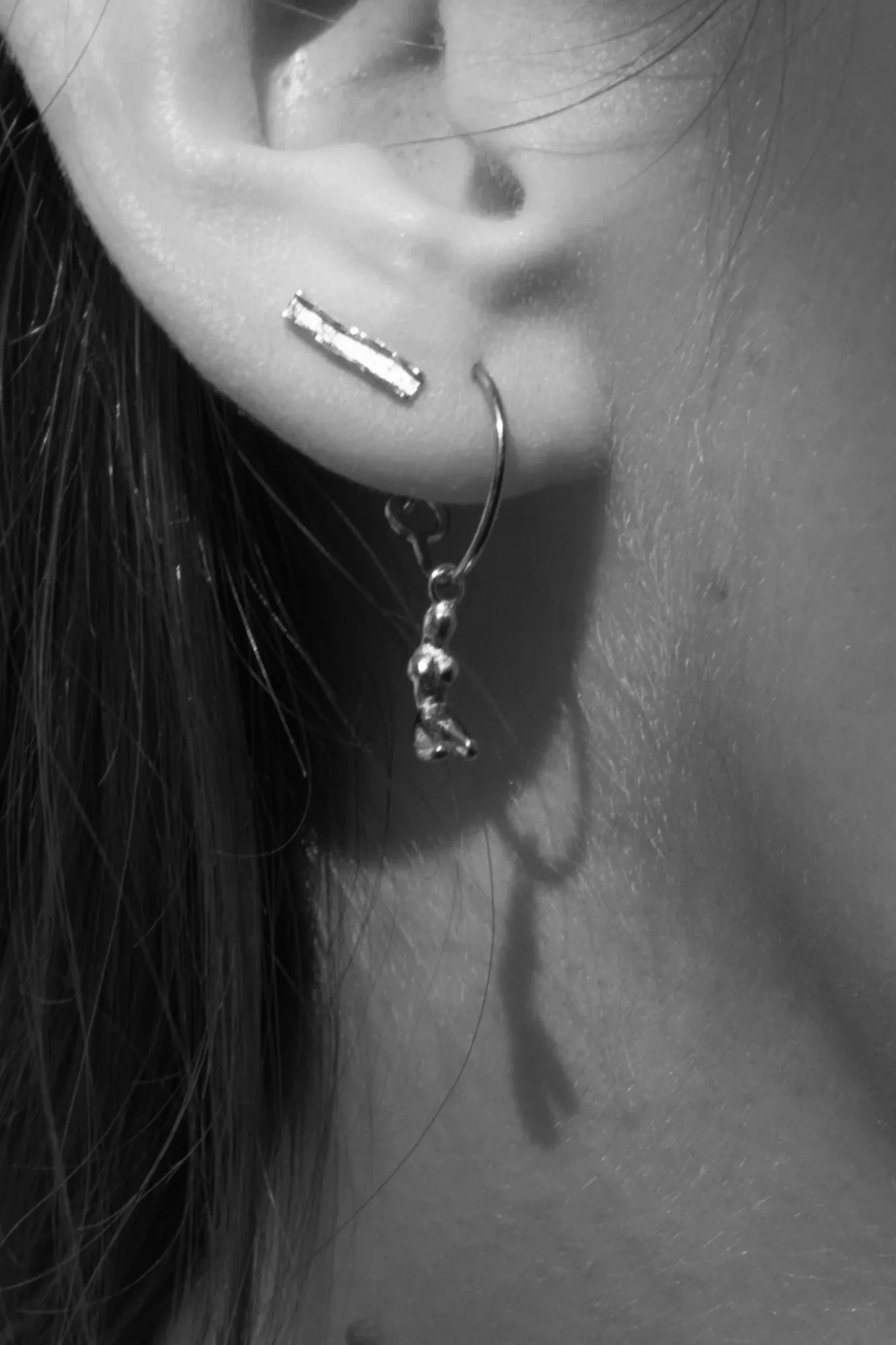 Folded Studs | Silver