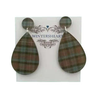 Fraser tartan - earrings