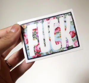 Fuck | Vinyl Sticker