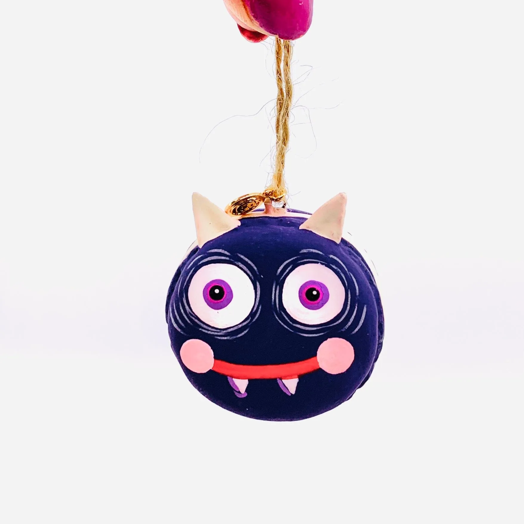 Fun Halloween Macaron Ornaments, Navy