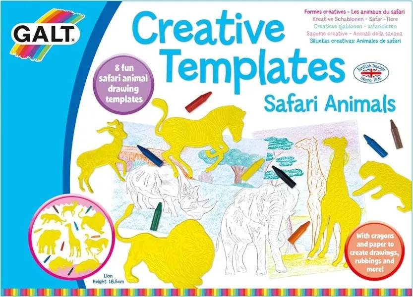 Galt Creative Templates Safari Animals