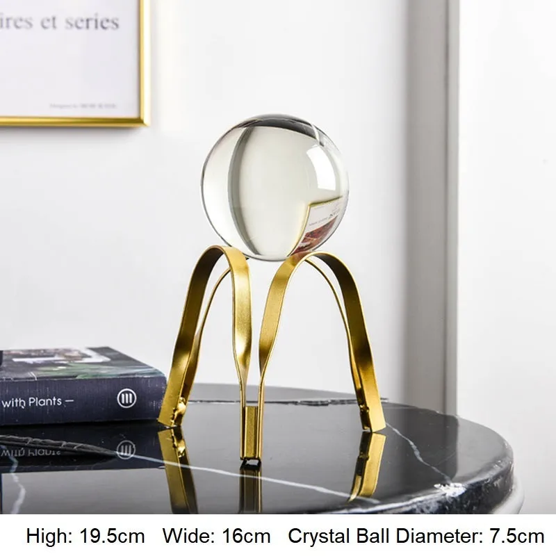 Gold Luxury Crystal Ball Ornamen