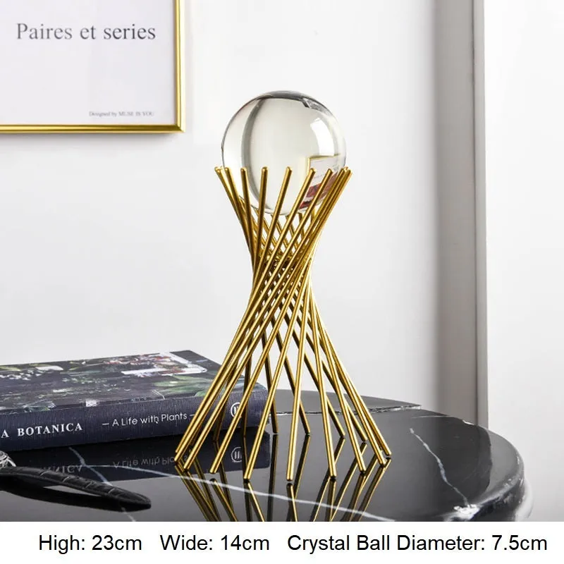 Gold Luxury Crystal Ball Ornamen