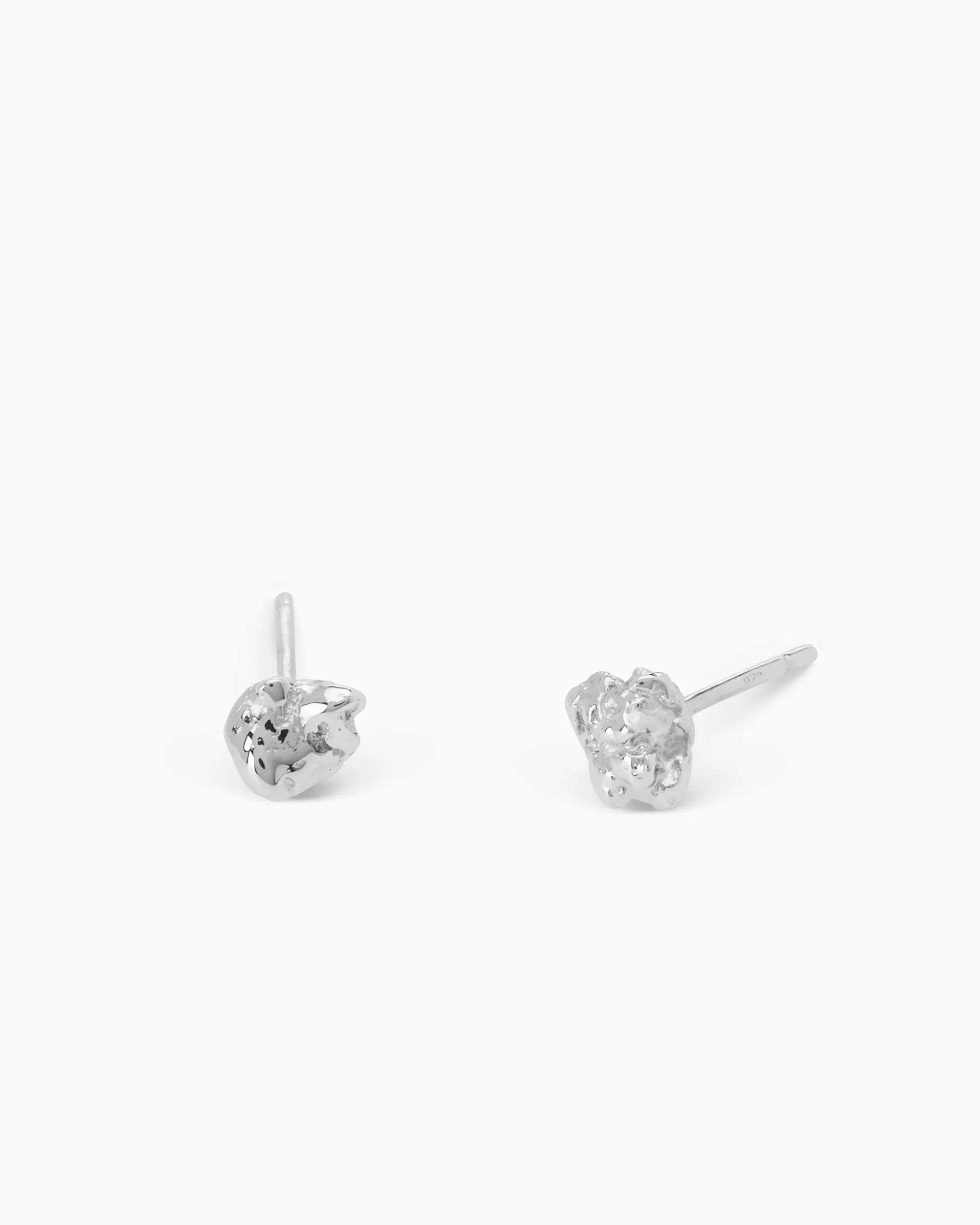 Ingot Studs | Silver