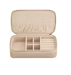 Jewellery Travel Case Light Clay Gold