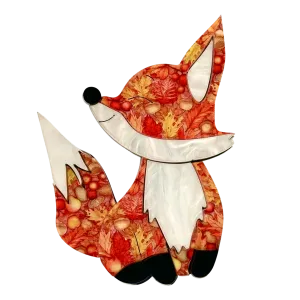 Maple the Fox 🦊 🍁 - Brooch - Set of 4