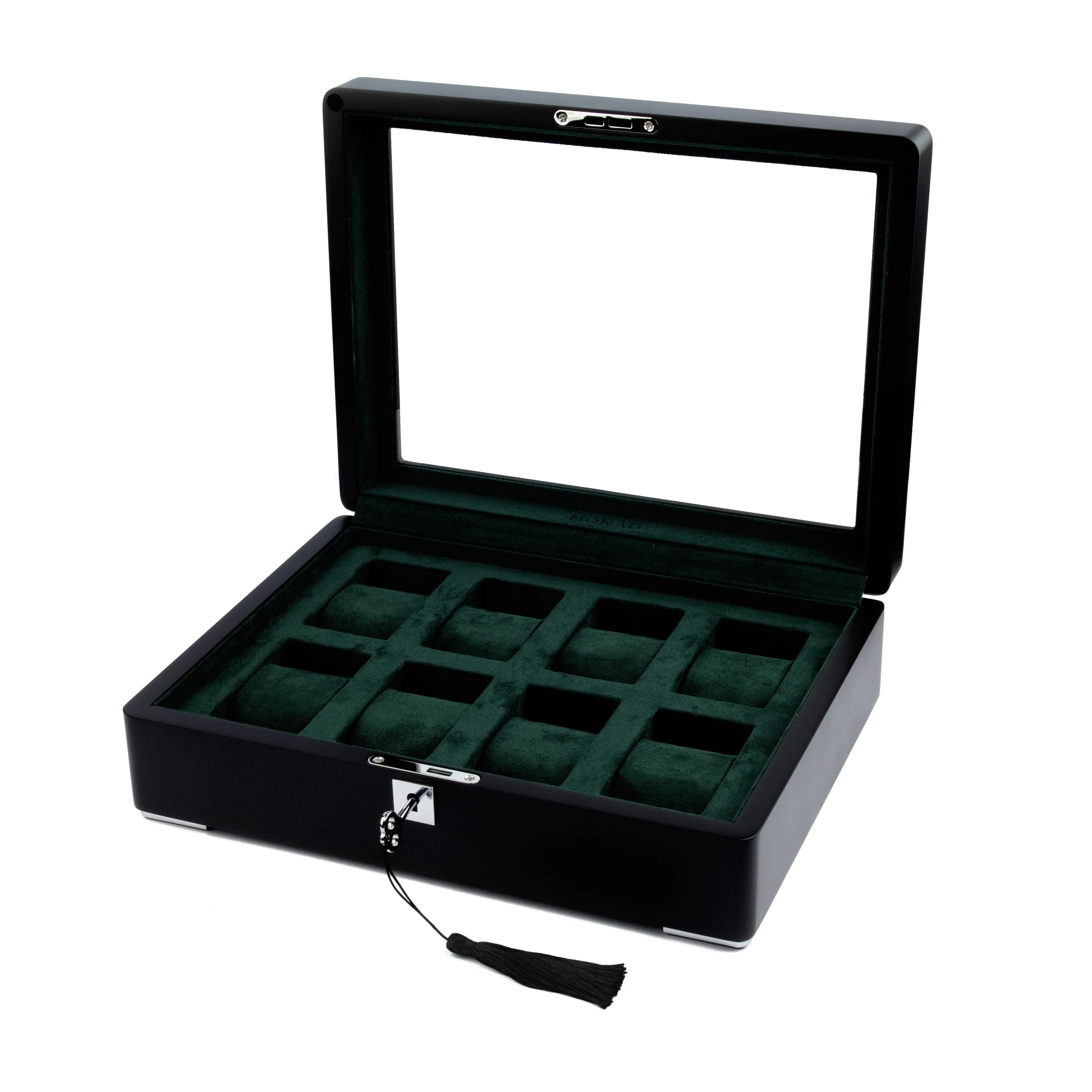 Monad Legacy Black Watch Box in Green (8 Slots) - PREORDER