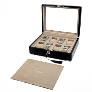 Monad Legacy Black Watch Box in Sand (8 Slots) - PREORDER