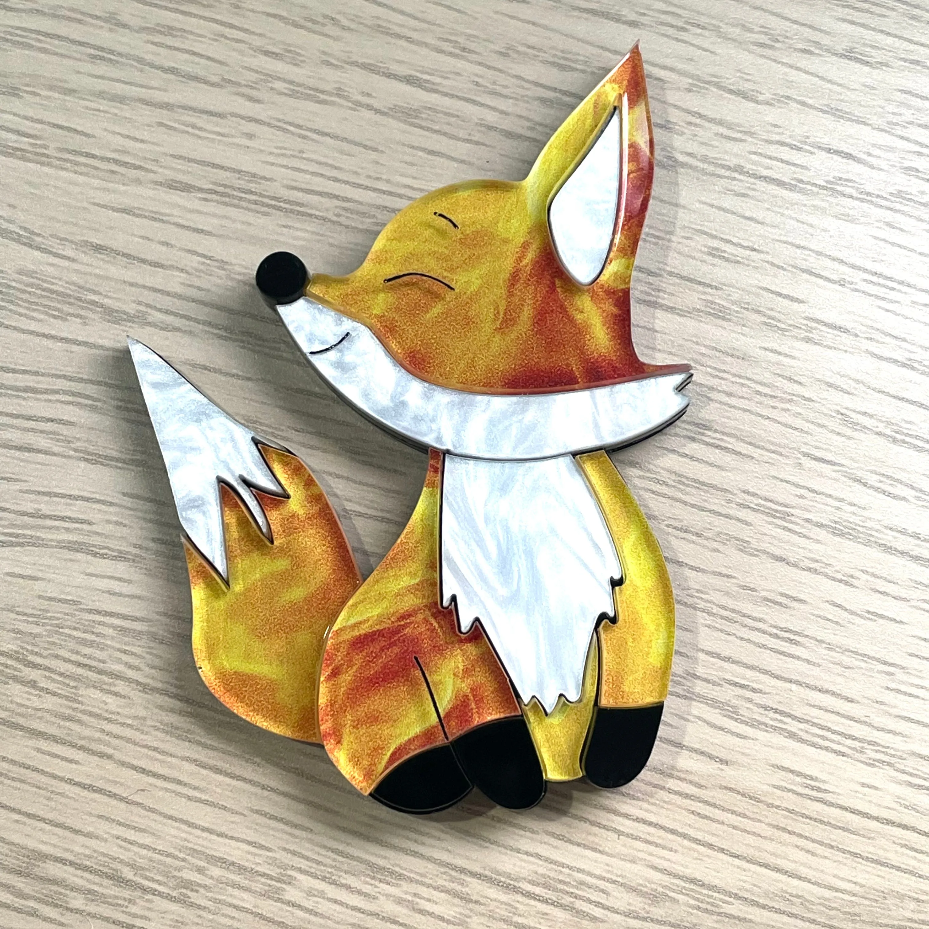 Mordor the Fox - Brooch - Set of 4