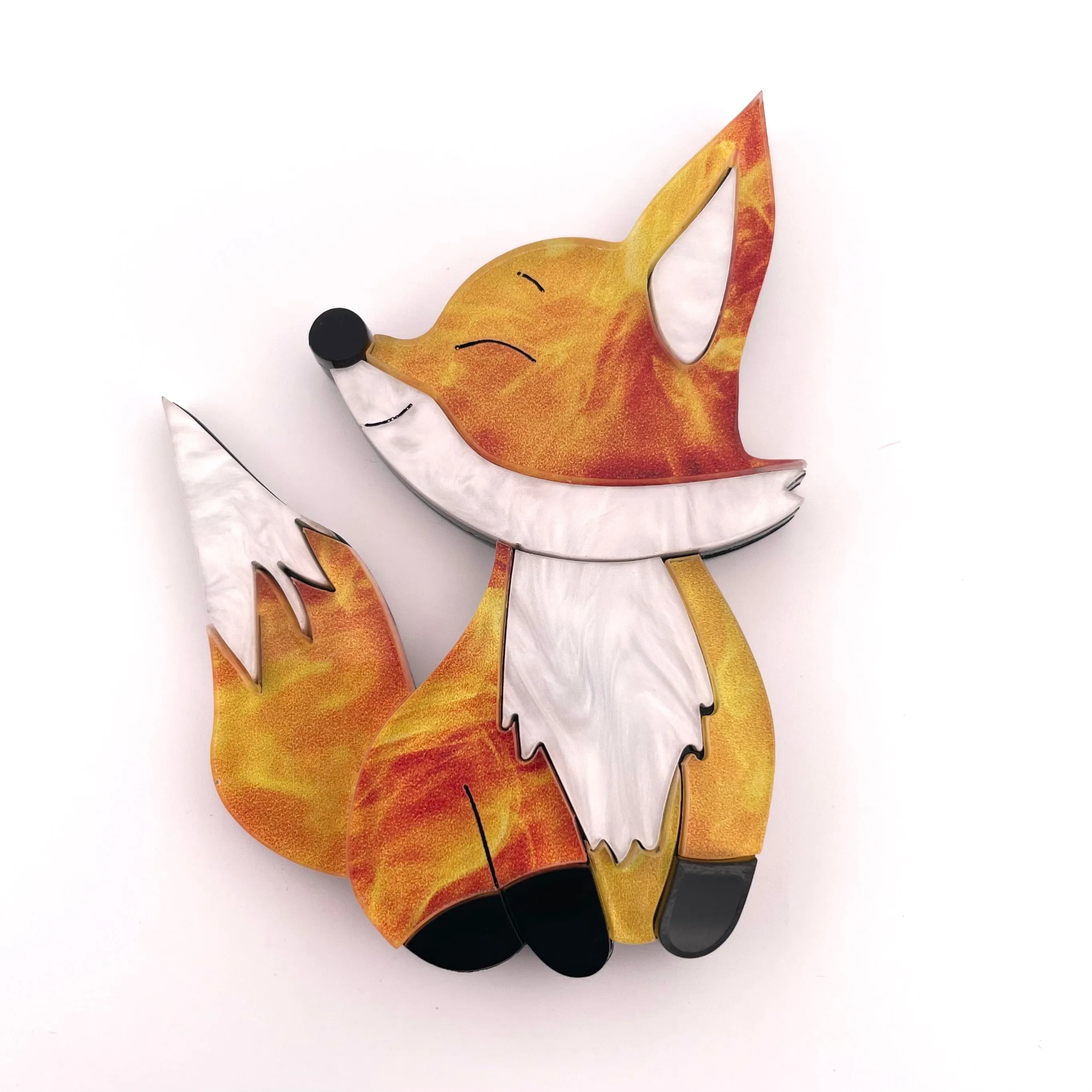 Mordor the Fox - Brooch - Set of 4