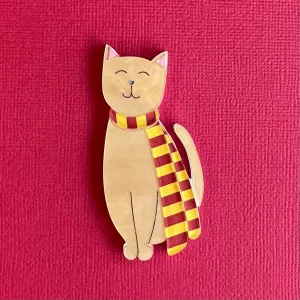 Nicholas the cat - Brooch