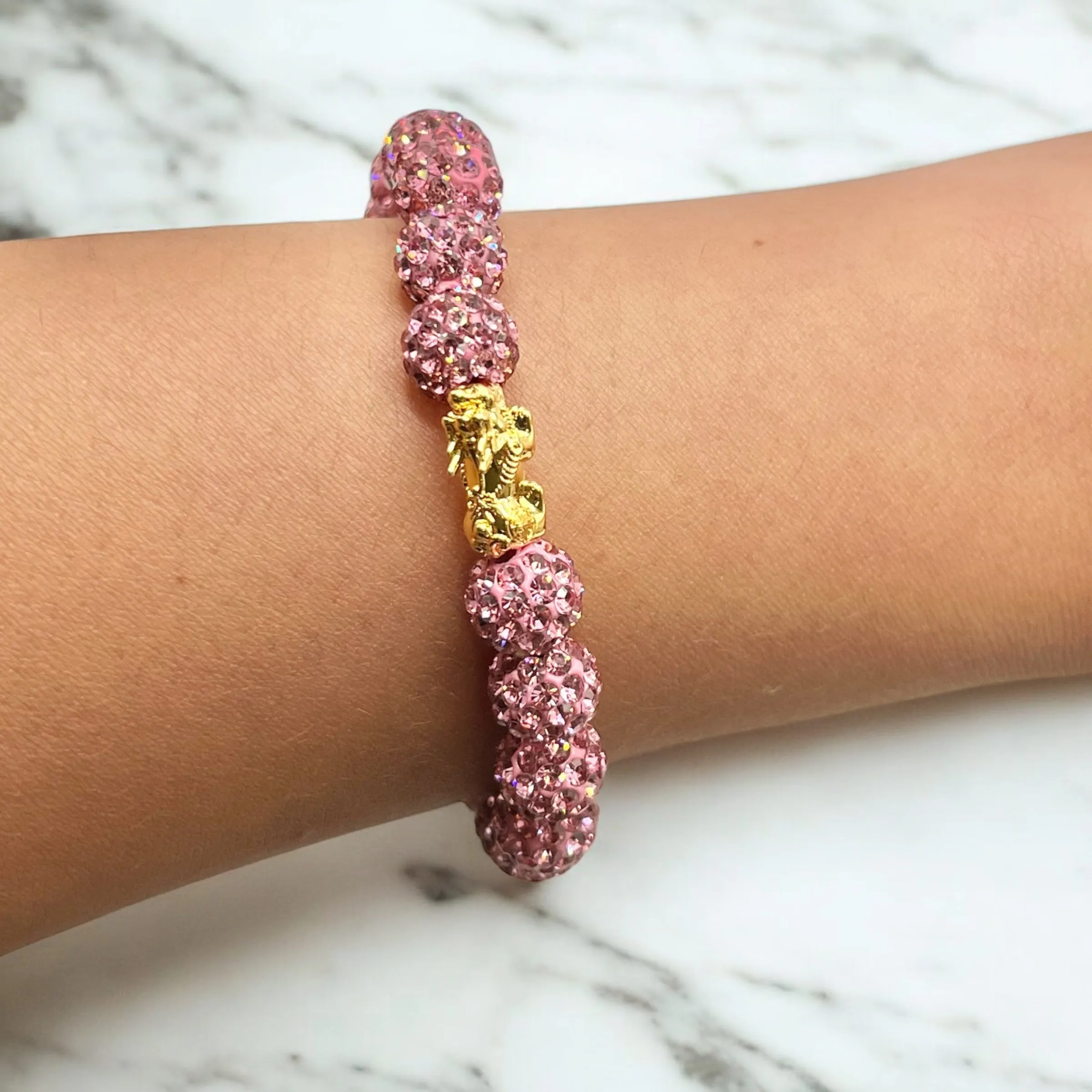 PINK SWAROVSKI BRACELET