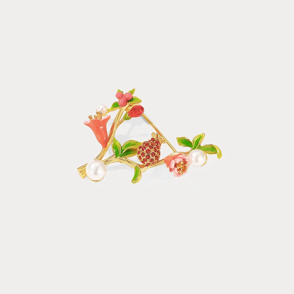 Pomegranate Brooch