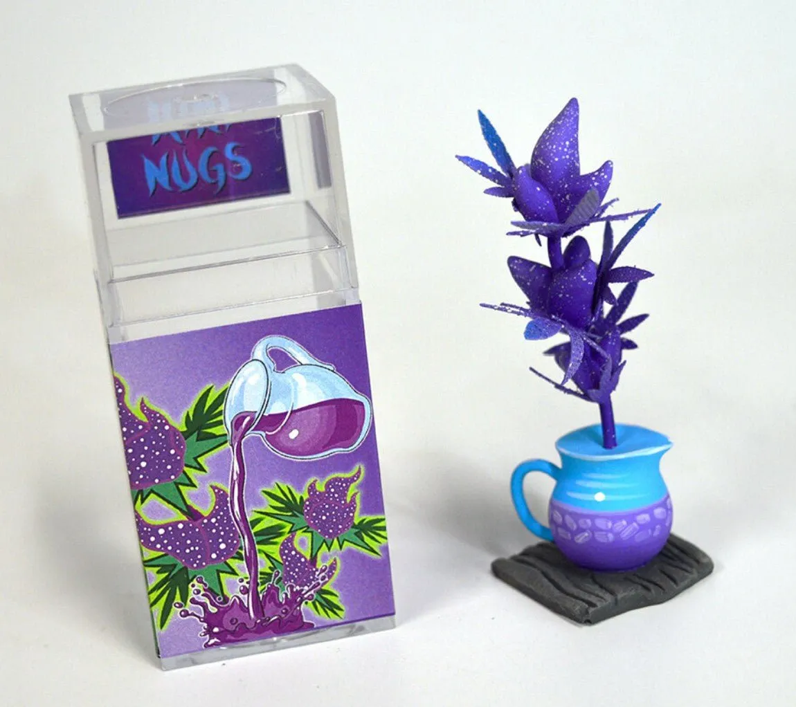 Purple Punch Mini Nugs Sculpture by Nugg Life NY- Ian Ziobrowski