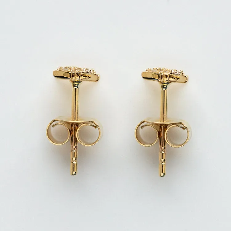 Solid Gold Diamond Starlight Studs