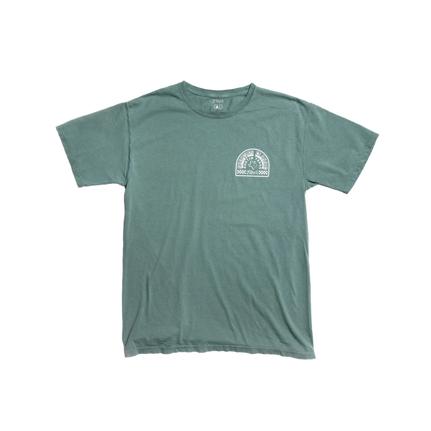 Tito's Shorties Classic Austin Tee in Green