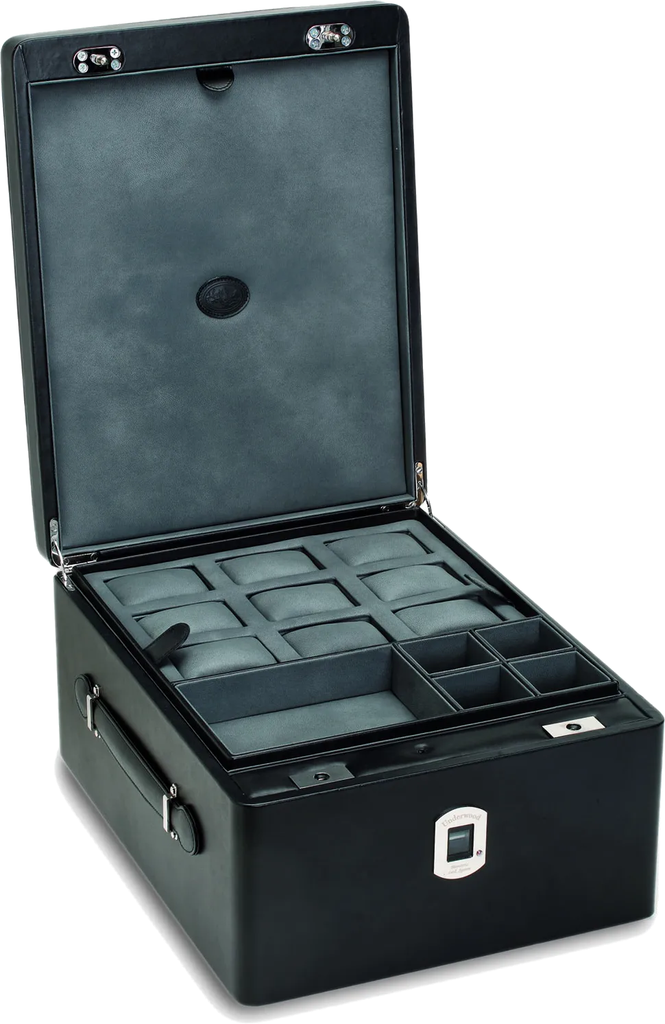 UNDERWOOD (London) - Biometric Jewelry Storage Train Case | UN3224/BLK